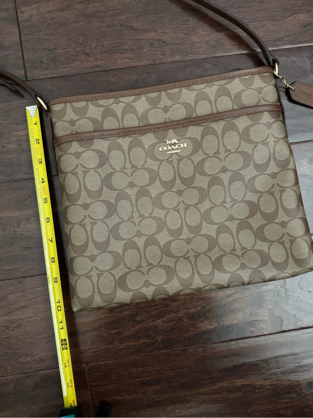 Coach Khaki & Brown Crossbody - Picture 9 of 13